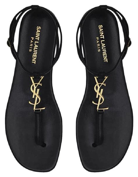 ysl sandals for men|YSL black sandals flat.